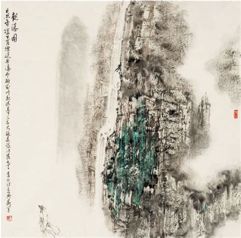 瀑布画|画了一辈子，他把瀑布画“活”了